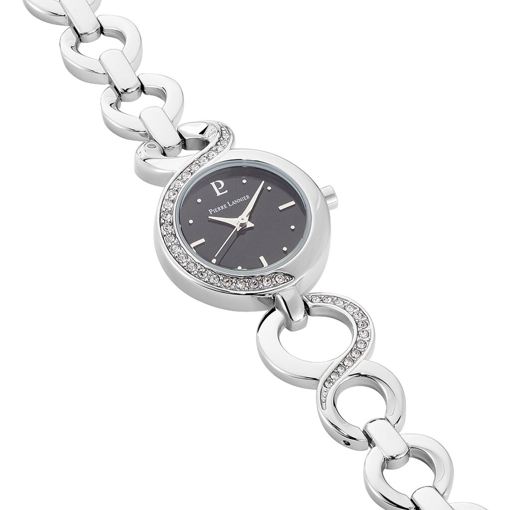 Montre Pierre Lannier Elegance Seduction Noir - F&ecirc;te des m&egrave;res Femme | Histoire d&rsquo;Or