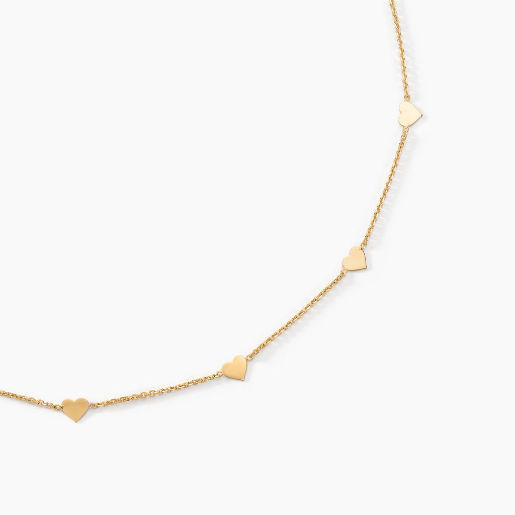 Collier Darleen Or Jaune - Colliers Coeur Femme | Histoire d’Or