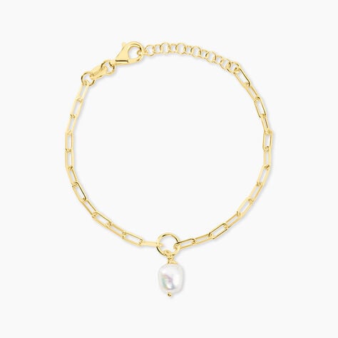 Bracelet Perla Argent Jaune Perle De Culture - Bracelets Femme | Histoire d&rsquo;Or