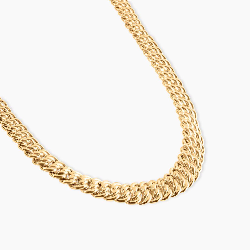 Collier Jimmy Maille Americaine Or Jaune - Chaines Femme | Histoire d&rsquo;Or