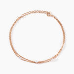 Bracelet Giulette Argent Rose Oxyde De Zirconium - Bracelets Femme | Histoire d&rsquo;Or