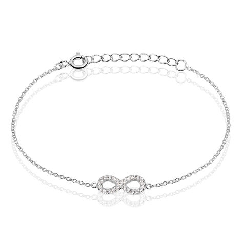 Bracelet Lou Argent Blanc Oxyde De Zirconium - Bracelets Femme | Histoire d’Or