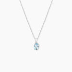 Pendentif Prudencia Or Blanc Topaze - Pendentifs Femme | Histoire d&rsquo;Or