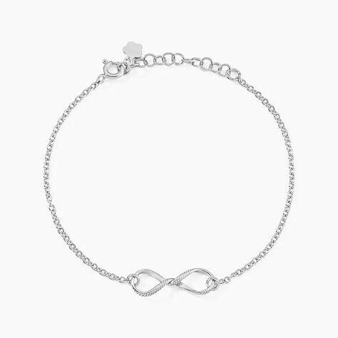 Bracelet Alissone Argent Blanc - Bracelets Femme | Histoire d&rsquo;Or