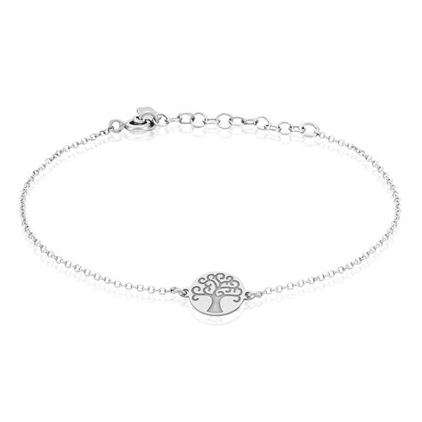 Bracelet Steenie Argent Blanc - Bracelets Femme | Histoire d’Or