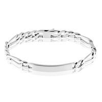 Bracelet Identité Vivian Argent Vieilli