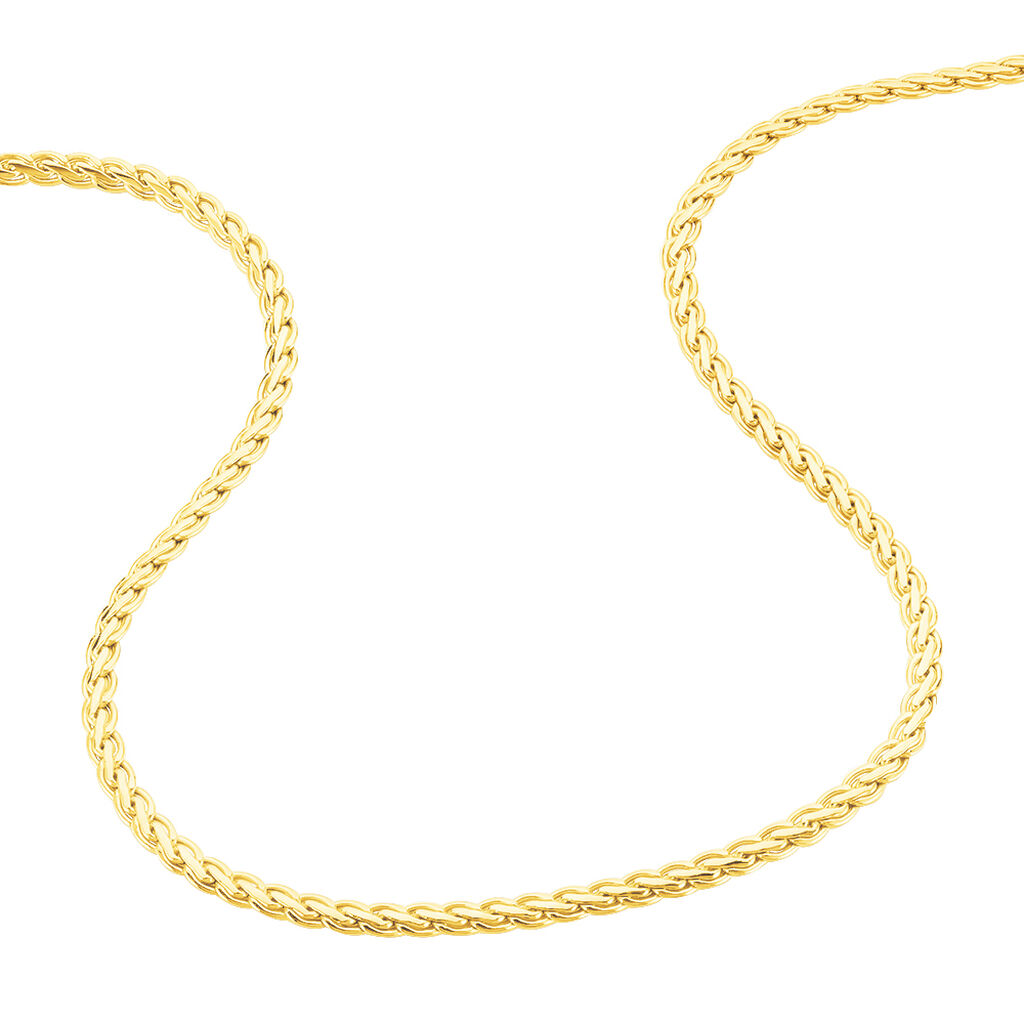 Collier Jayna Maille Palmier Or Jaune - Chaines Femme | Histoire d’Or