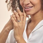 Bague Eleonore Or Blanc Diamant - Bagues avec pierre Femme | Histoire d&rsquo;Or