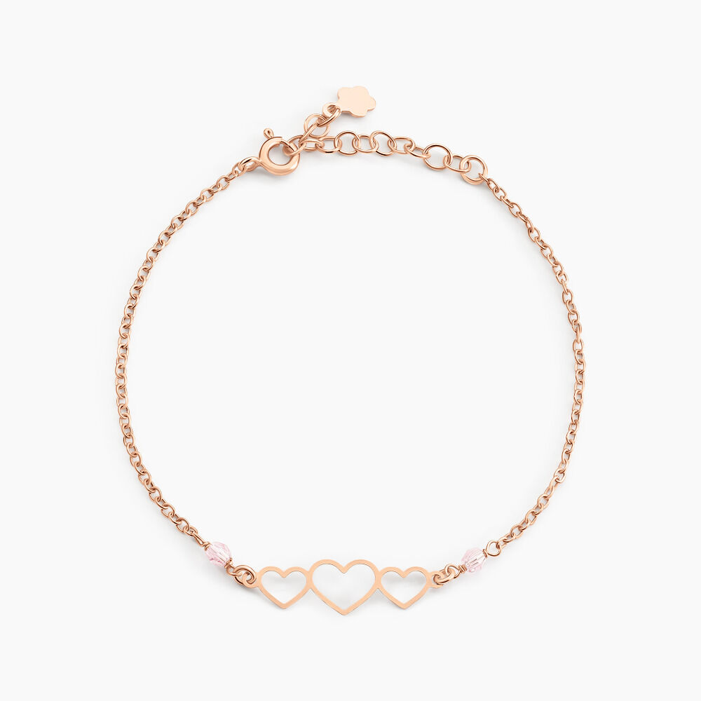 Bracelet femme argent rose