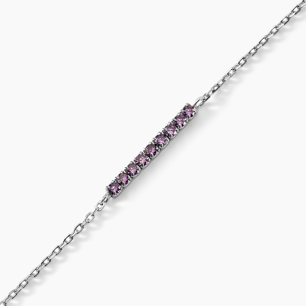 Bracelet Rio Tennis Argent Blanc Oxyde De Zirconium - Bracelets Femme | Histoire d’Or