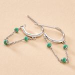 Cr&eacute;oles Polka Argent Blanc - Boucles d'oreilles cr&eacute;oles Femme | Histoire d&rsquo;Or