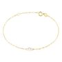 Bracelet Or Jaune Emilee Oxyde De Zirconium