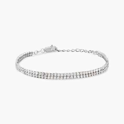 Bracelet Anthia Argent Blanc Oxyde De Zirconium - Bracelets Femme | Histoire d&rsquo;Or