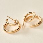 Cr&eacute;oles Kalyan Or Jaune - Boucles d'oreilles cr&eacute;oles Femme | Histoire d&rsquo;Or