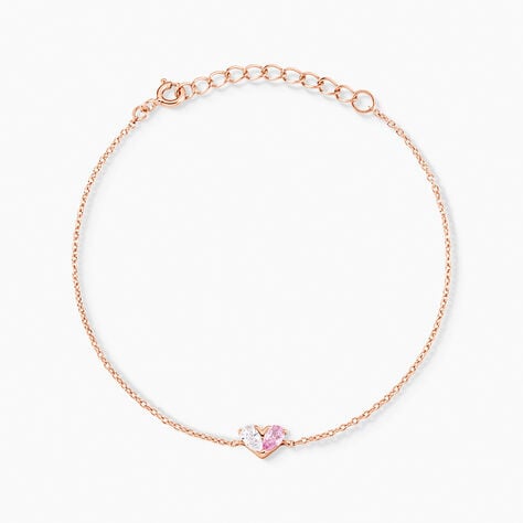 Bracelet Myhalf Argent Rose Oxyde De Zirconium - Bracelets Femme | Histoire d&rsquo;Or