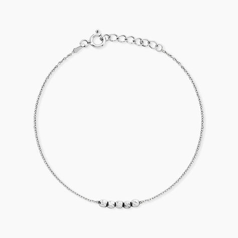 Bracelet Soukamba Argent Blanc - Bracelets Femme | Histoire d&rsquo;Or
