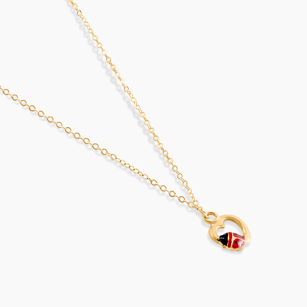 Collier Hydrangee Or Jaune - Colliers Enfant | Histoire d’Or