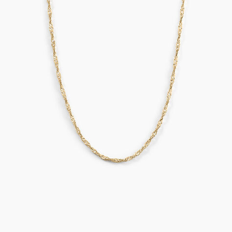 Cha&icirc;ne Imanie Maille Singapour Or Jaune - Chaines Femme | Histoire d&rsquo;Or