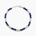 Bracelet Olek Acier Blanc Lapis Lazuli - Bracelets Homme | Histoire d’Or