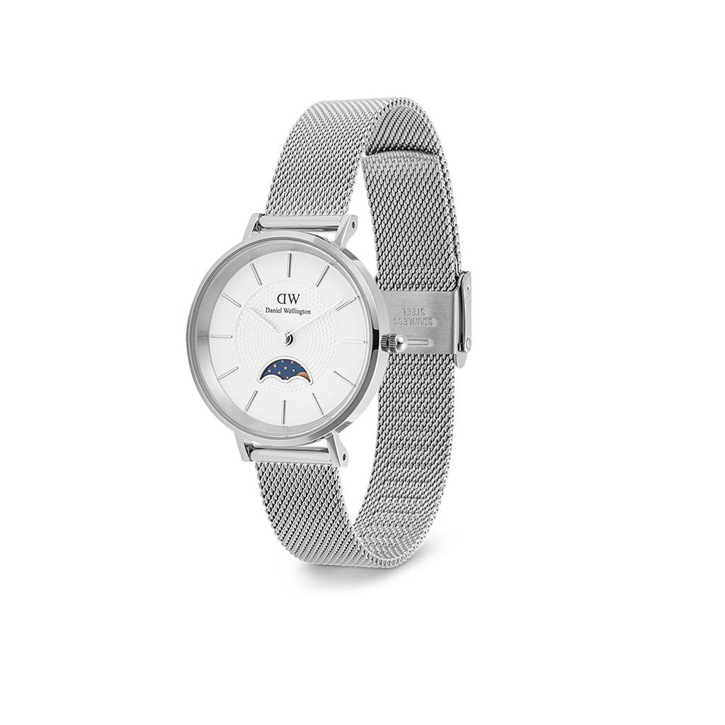 Montre Daniel Wellington Petite Moonphase Blanc - Montres Femme | Histoire d&rsquo;Or