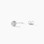 Boucles D'oreilles Puces Ayana Argent Blanc - Boucles d'oreilles fantaisie Femme | Histoire d&rsquo;Or