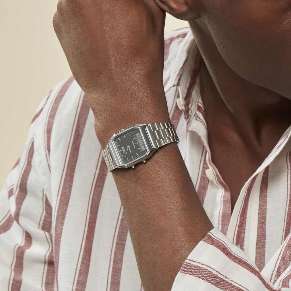Montre Casio Collection Vintage Edgy Noir - Montres Unisex | Histoire d’Or