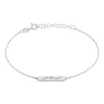 Bracelet Lorayne Argent Blanc - Bracelets Femme | Histoire d&rsquo;Or