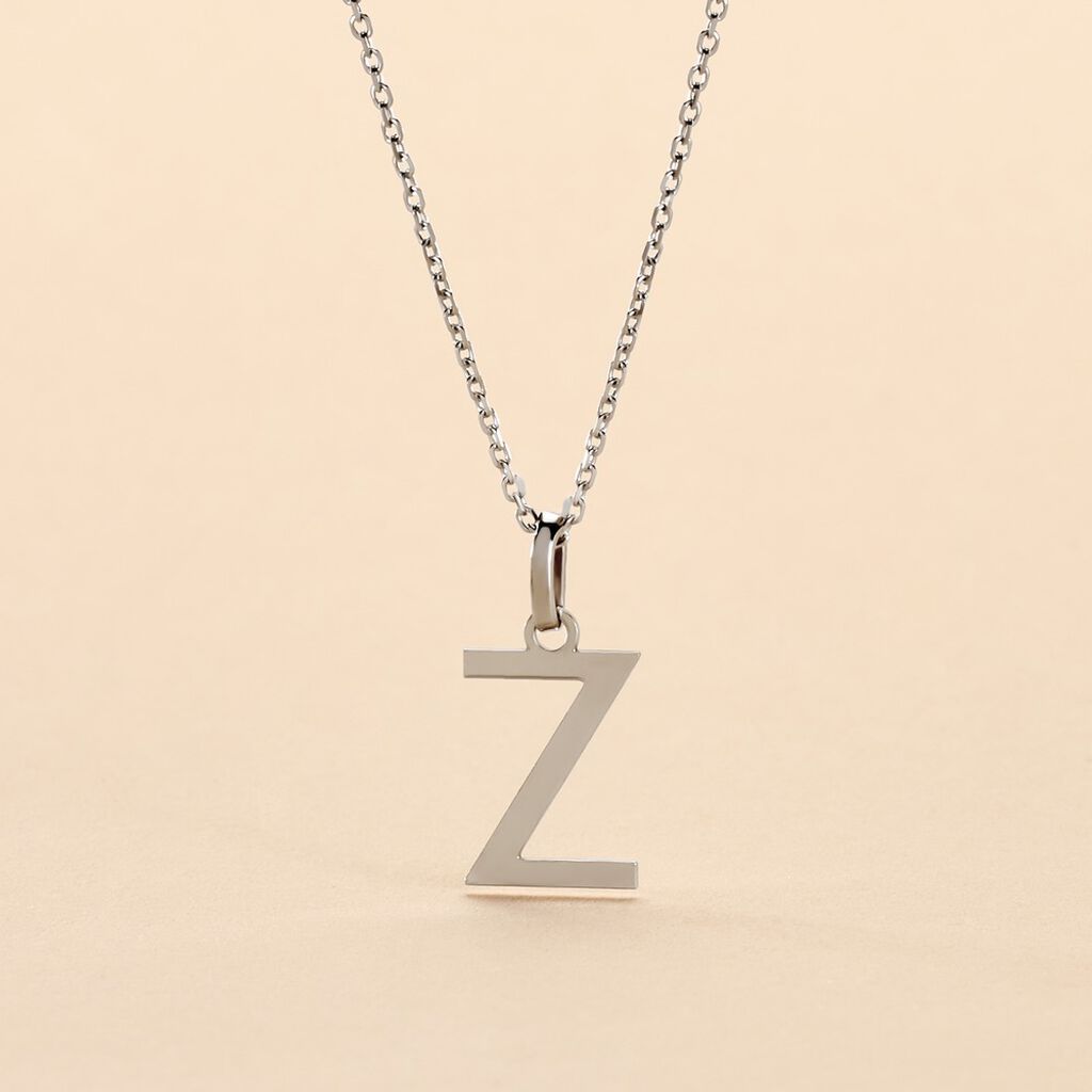 Pendentif Ionia Lettre Or Blanc - Pendentifs Famille | Histoire d&rsquo;Or