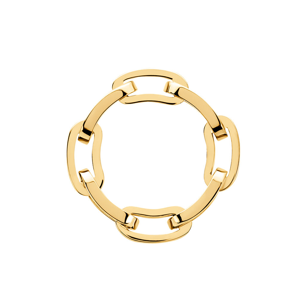 Bague Hera Acier Dore Yonna Forcat Large - Bagues fantaisie Femme | Histoire d’Or