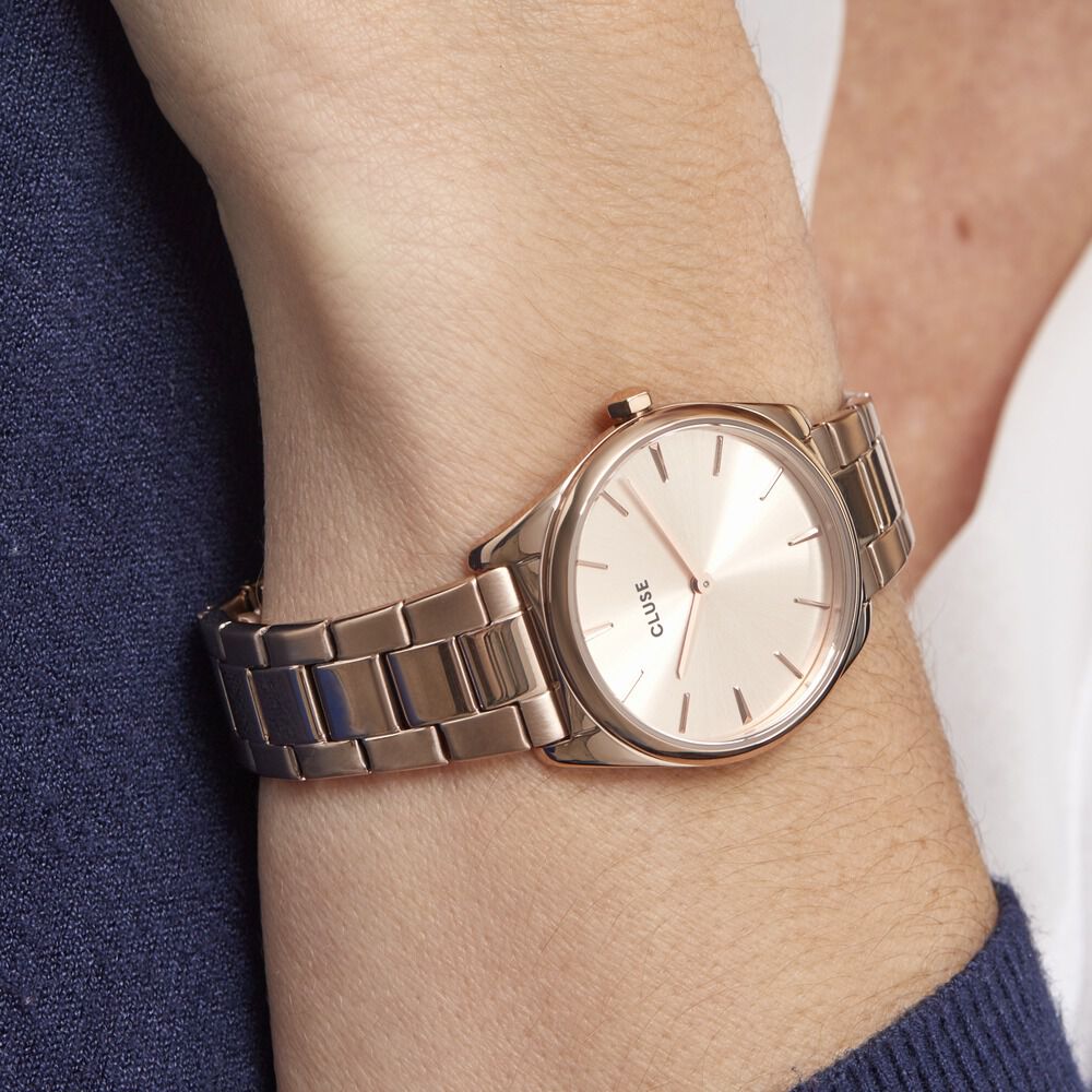 Montre cluse hotsell femme acier