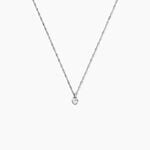 Collier Marciana Argent Blanc Oxyde De Zirconium - Colliers fantaisie Femme | Histoire d&rsquo;Or