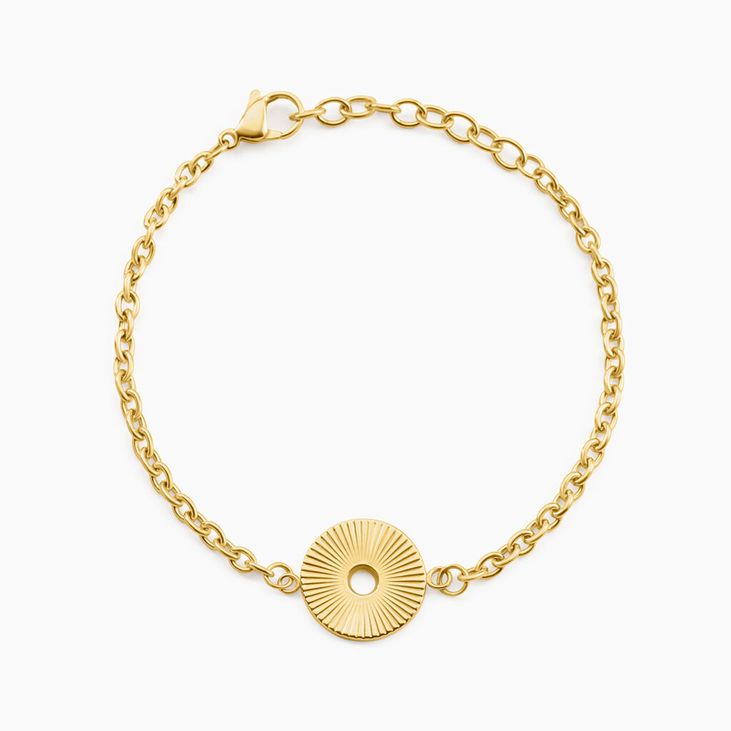 Bracelet Goker Acier Jaune - Bracelets Femme | Histoire d&rsquo;Or