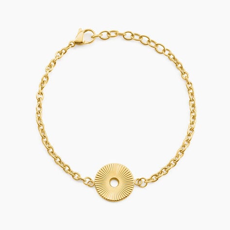 Bracelet Goker Acier Jaune - Bracelets Femme | Histoire d&rsquo;Or