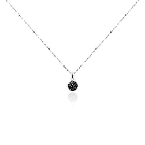 Collier Pascalin Argent Blanc Oxyde De Zirconium - Colliers fantaisie Femme | Histoire d’Or
