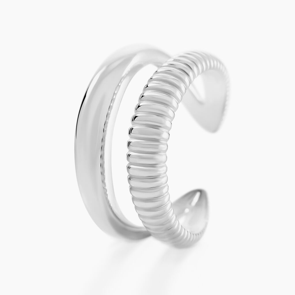 Bague Louve Argent Blanc - Bagues Femme | Histoire d’Or