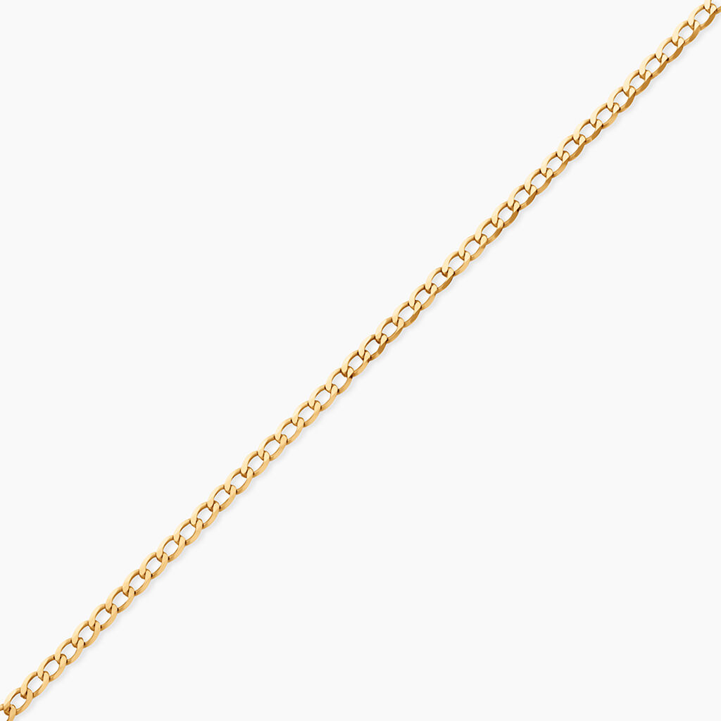 Bracelet Identit&eacute; Etheline Maille Gourmette Or Jaune - Bracelets Communion Enfant | Histoire d&rsquo;Or