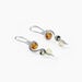 Boucles D'oreilles Pendantes Murriel Argent Blanc Ambre - Boucles d'oreilles fantaisie Femme | Histoire d’Or