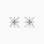 Boucles D'oreilles Puces Eclat Argent Blanc Oxyde De Zirconium - Boucles d'oreilles fantaisie Femme | Histoire d&rsquo;Or