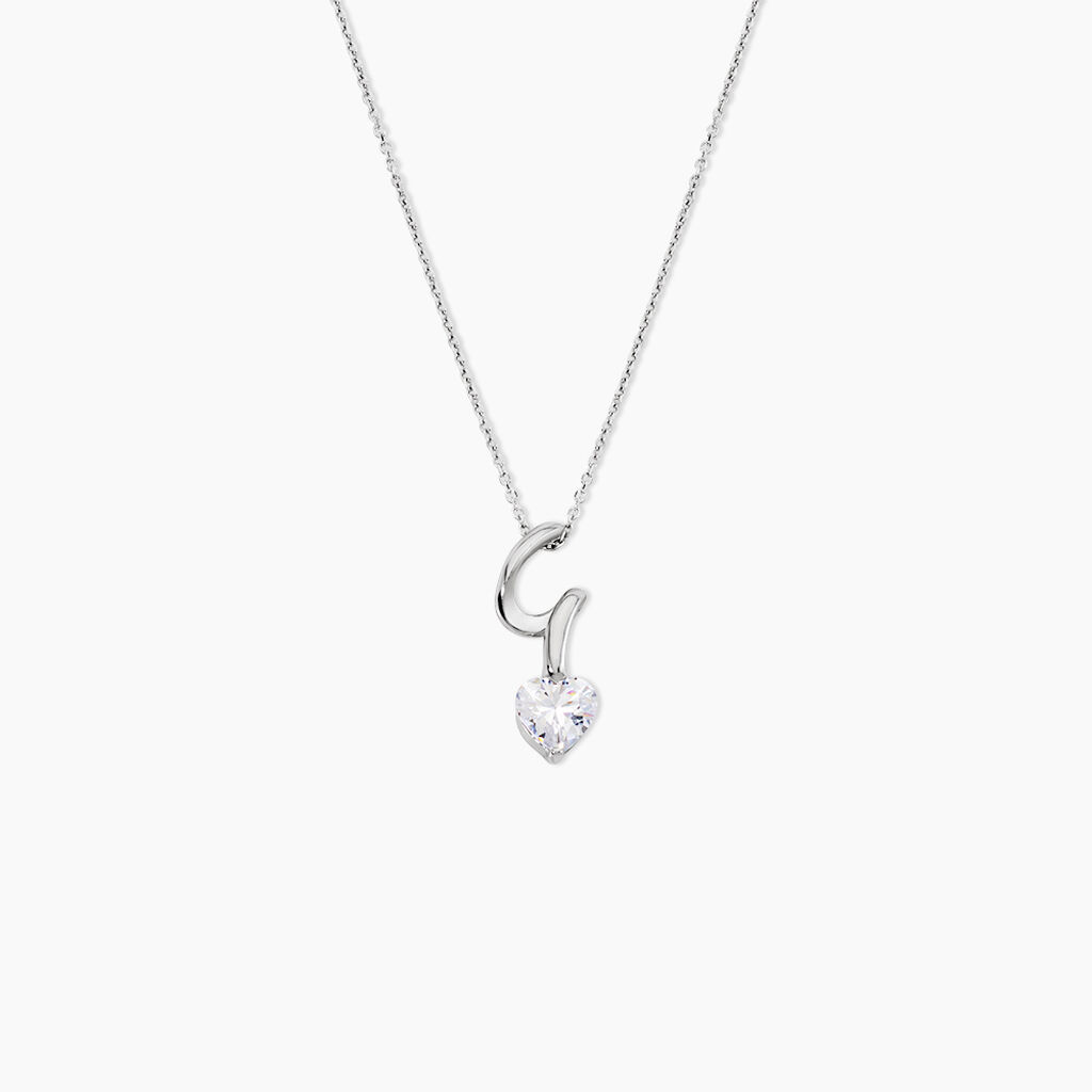 Collier Amayes Argent Blanc Oxyde De Zirconium - F&ecirc;te des m&egrave;res Femme | Histoire d&rsquo;Or