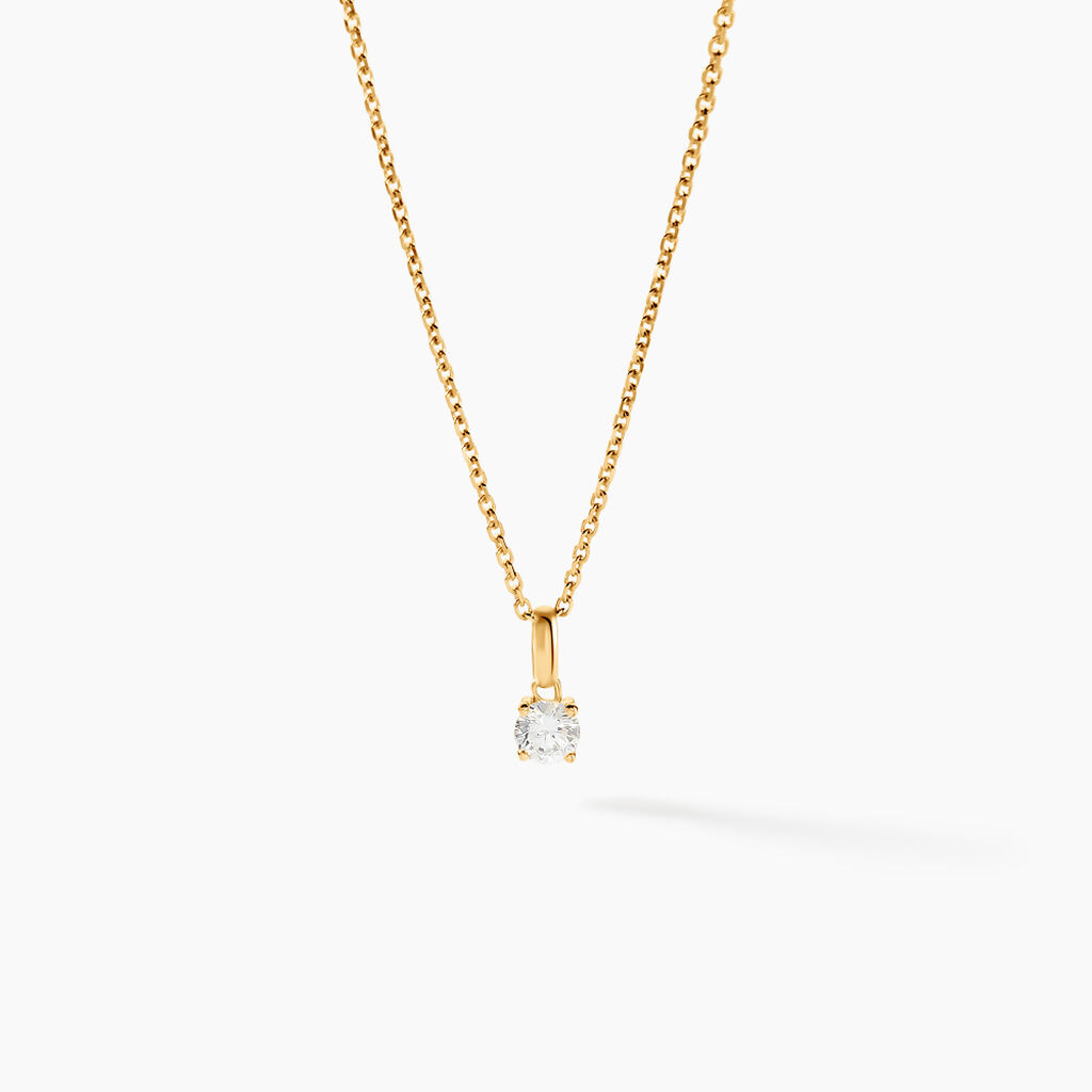 Pendentif One Or Jaune Diamant - Pendentifs Femme | Histoire d&rsquo;Or