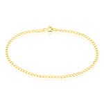 Bracelet Identit&eacute; Etheline Maille Gourmette Or Jaune - Bracelets Communion Enfant | Histoire d&rsquo;Or