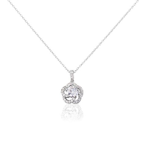 Collier Seamus Fleur Oxydes De Zirconium - Colliers fantaisie Femme | Histoire d’Or