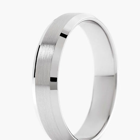 Alliance Berit Palladium Ruban Biseaut&eacute; - Alliances Unisex | Histoire d&rsquo;Or