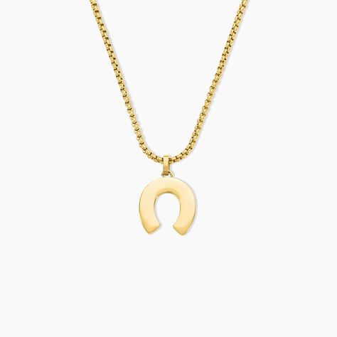 Collier Devy Acier Jaune - Nouveautés Homme | Histoire d’Or