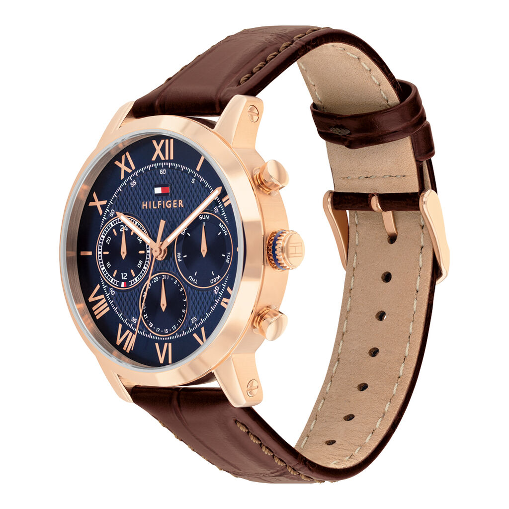 Montre Tommy Hilfiger Th-Oxford Bleu - F&ecirc;te des p&egrave;res Homme | Histoire d&rsquo;Or