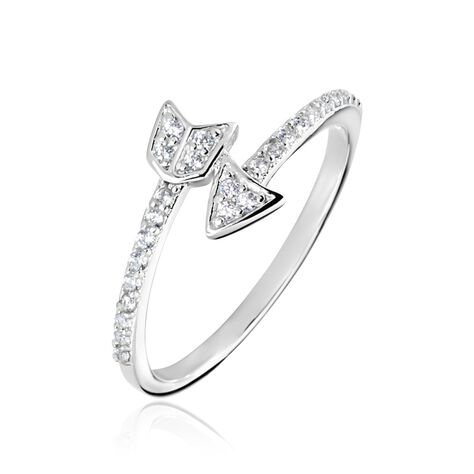 Bague Argent Blanc Caolan Oxydes De Zirconium - Bagues avec pierre Femme | Histoire d’Or