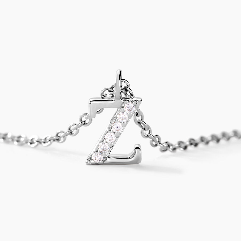 Collier Neruda Argent Blanc Oxyde De Zirconium - Colliers fantaisie Femme | Histoire d’Or