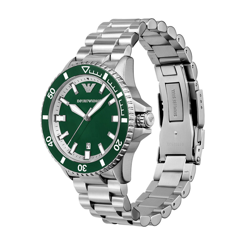 Montre Emporio Armani Vert - Id&eacute;es cadeaux Homme | Histoire d&rsquo;Or