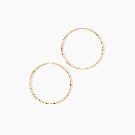 Cr&eacute;oles Aglavie Flexibles Or Jaune - Boucles d'oreilles cr&eacute;oles Femme | Histoire d&rsquo;Or