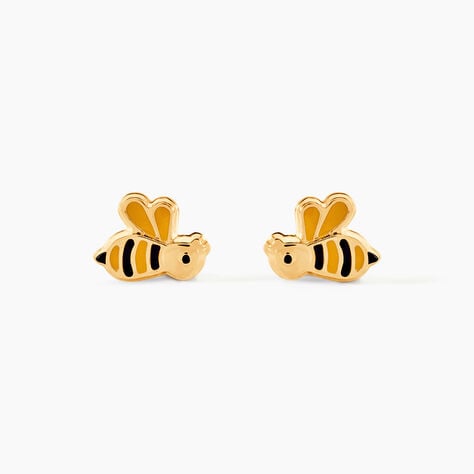 Boucles D'oreilles Puces Giosetta Or Jaune - Clous d'oreilles Enfant | Histoire d&rsquo;Or